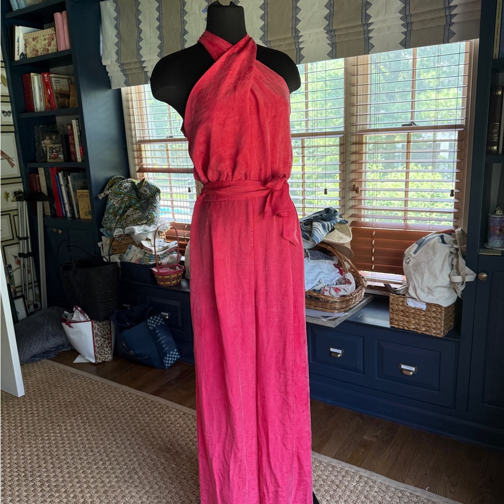 Reserved Pink Jumpsuit with Wide-Leg Silhouette